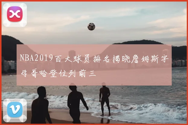 NBA2019百大球员排名揭晓詹姆斯字母哥哈登位列前三