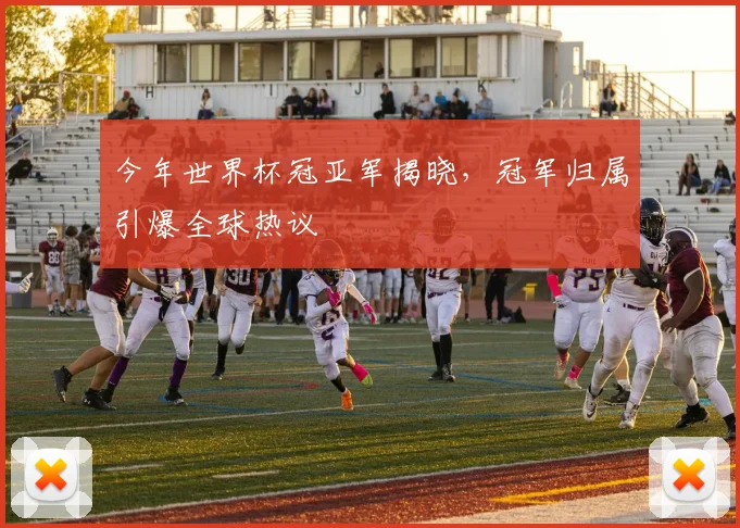 今年世界杯冠亚军揭晓,冠军归属引爆全球热议
