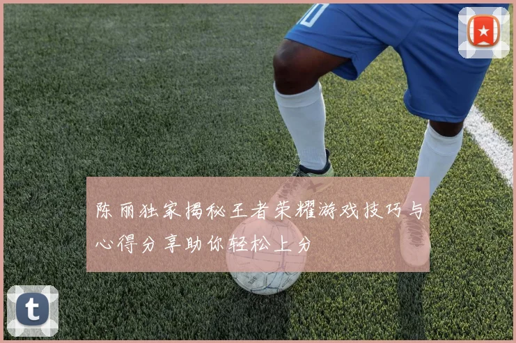 陈丽独家揭秘王者荣耀游戏技巧与心得分享助你轻松上分